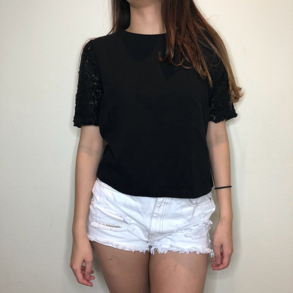 LOFT black blouse